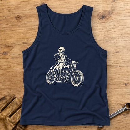 George Washington Bobber Shades Tank Top - Navy - bench