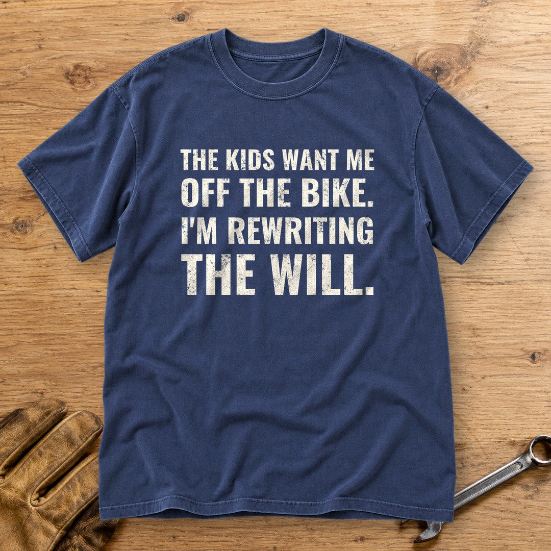 Rewriting The Will Premium T-Shirt - Navy - bench