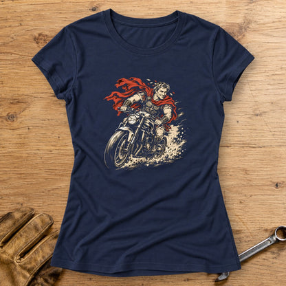 Julius Caesar Rides Women's T-Shirt - Navy - bench