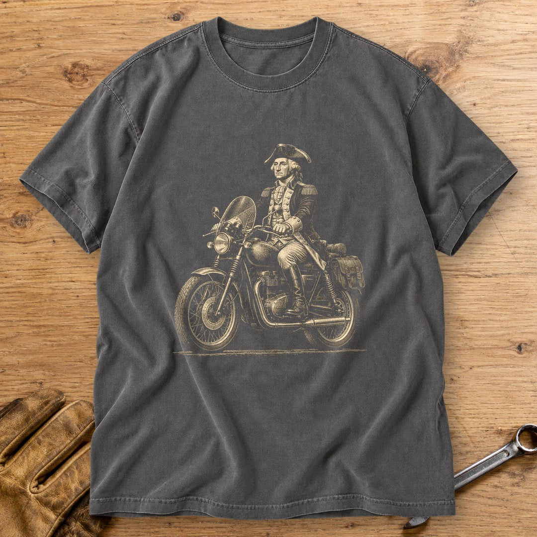 George Washington Founding Tourer Premium T-Shirt - Pepper - bench