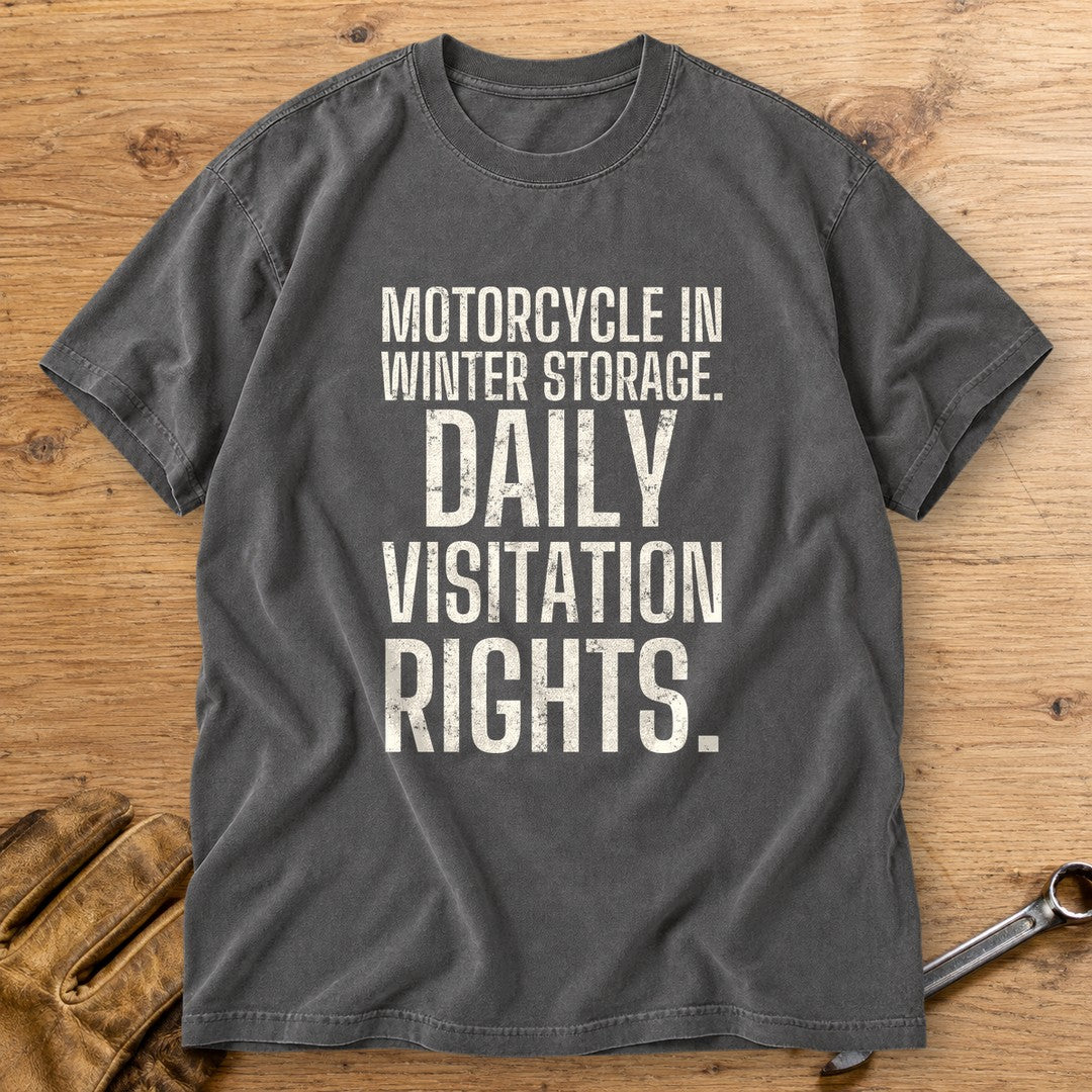 Daily Visitation Rights Premium T-Shirt - Pepper - bench
