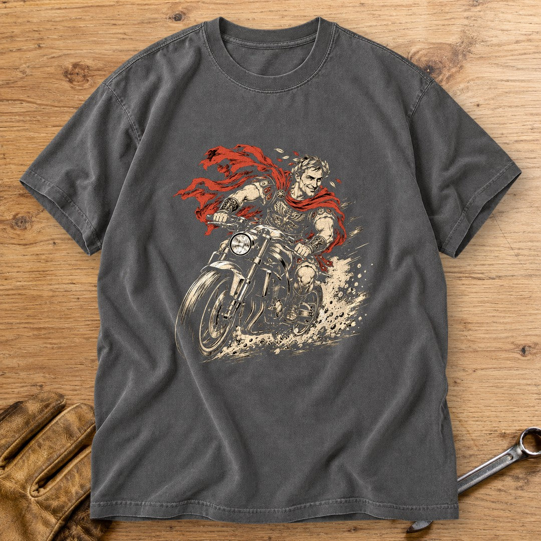 Julius Caesar Rides Premium T-Shirt - Pepper - bench