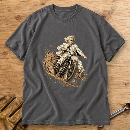 Mark Twain Dirt Track Premium T-Shirt - Pepper - bench