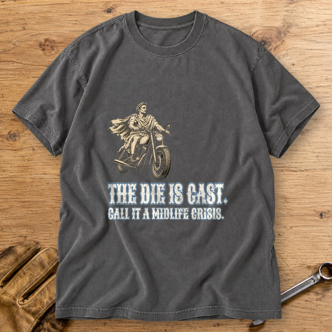 Julius Caesar The Die Is Cast Premium T-Shirt - Pepper - bench