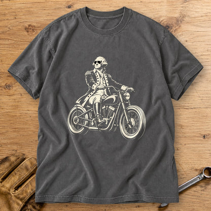 George Washington Bobber Shades Premium T-Shirt - Pepper - bench