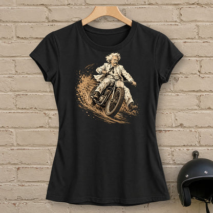 Mark Twain Dirt Track Women's T-Shirt - Black - brick