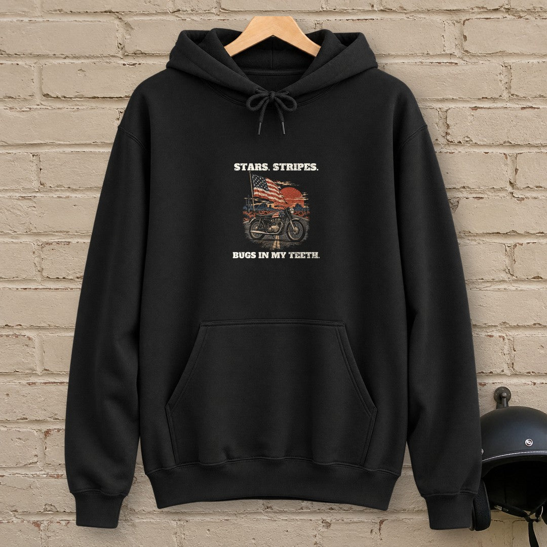 Bugs in My Teeth Hoodie - Black - brick
