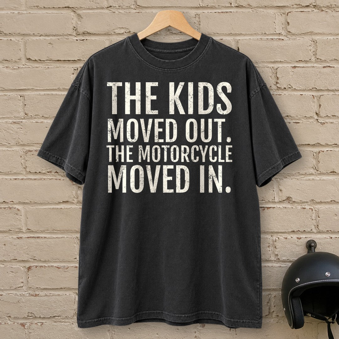 Kids Moved Out Premium T-Shirt - Black - brick