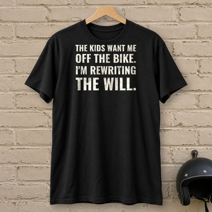 Rewriting The Will T-Shirt - Black - brick