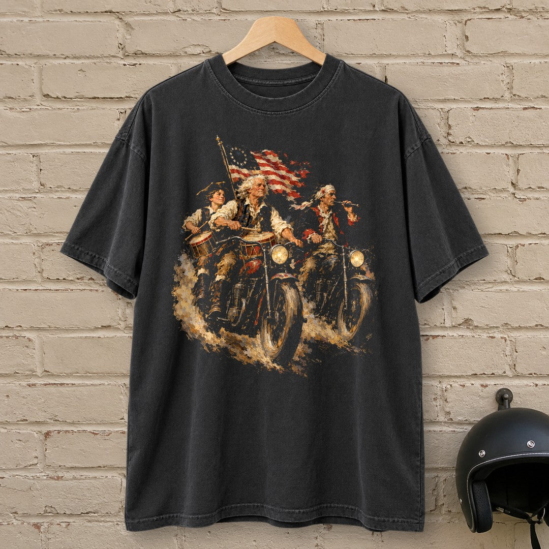 Fife And Drum Riders Premium T-Shirt - Black - brick