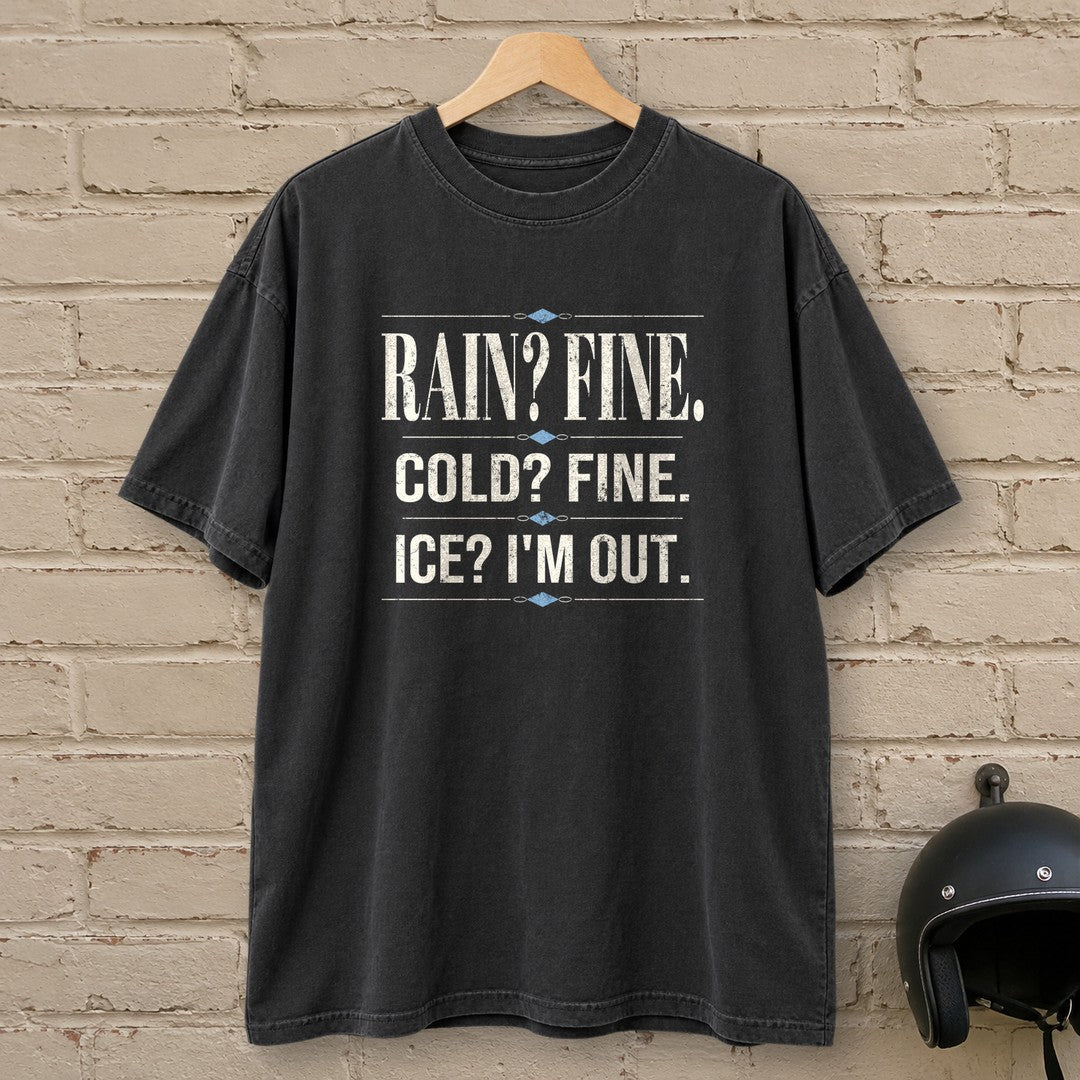 Ice I'm Out Premium T-Shirt - Black - brick