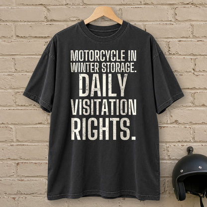 Daily Visitation Rights Premium T-Shirt - Black - brick