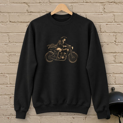 Paul Revere Midnight Ride Crewneck Sweatshirt - Black - brick