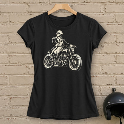 George Washington Bobber Shades Women's T-Shirt - Black - brick