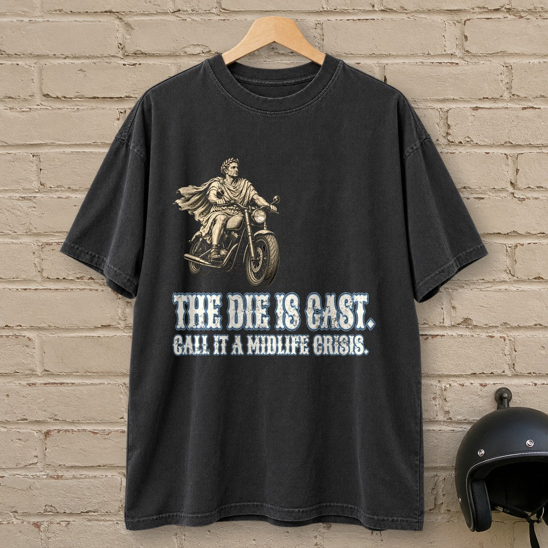 Julius Caesar The Die Is Cast Premium T-Shirt - Black - brick