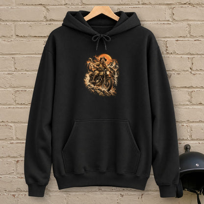 Theodore Roosevelt Mountain Trail Hoodie - Black - brick
