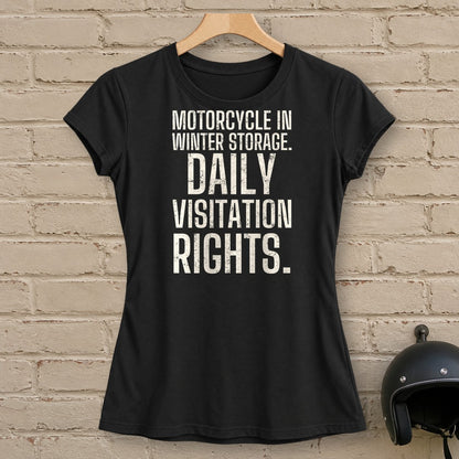Daily Visitation Rights Women's T-Shirt - Black - brick