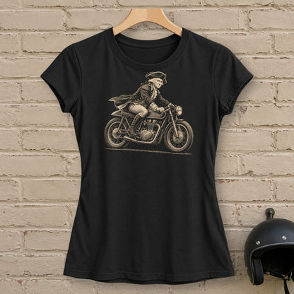 George Washington Cafe Racer Women's T-Shirt - Black - brick