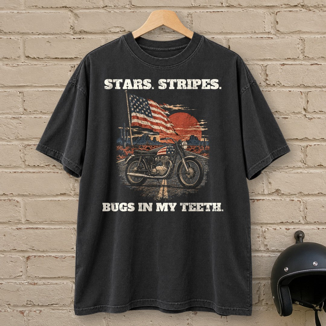 Bugs in My Teeth Premium T-Shirt - Black - brick