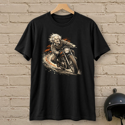 Albert Einstein Gravel Run T-Shirt - Black - brick