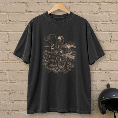 Eagle Lookout Premium T-Shirt - Black - brick