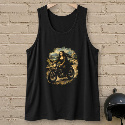 Mona Lisa Back Roads Tank Top - Black - brick