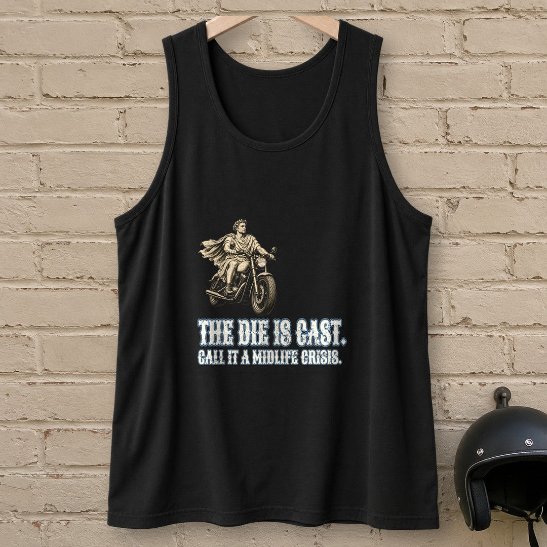 Julius Caesar The Die Is Cast Tank Top - Black - brick