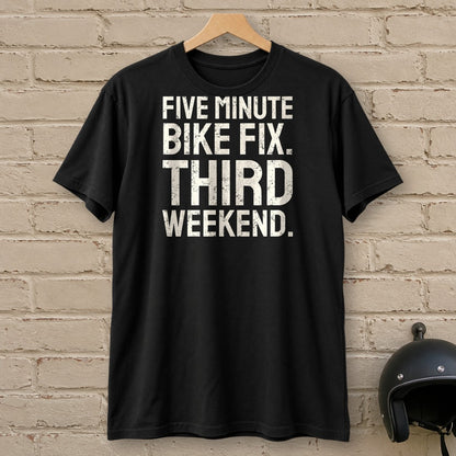 Five Minute Fix T-Shirt - Black - brick