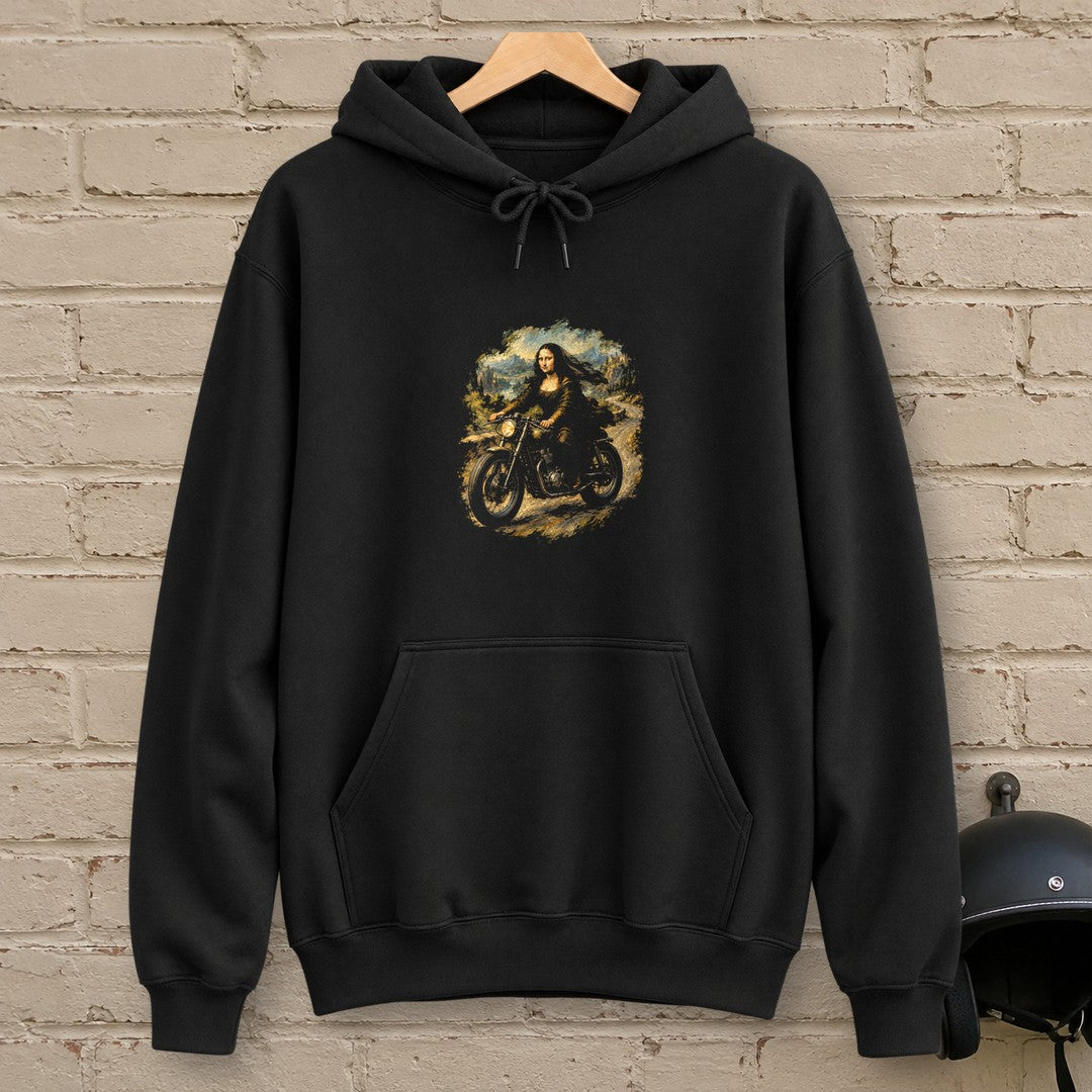 Mona Lisa Back Roads Hoodie - Black - brick