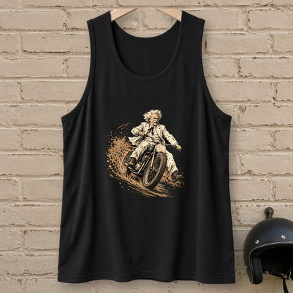 Mark Twain Dirt Track Tank Top - Black - brick