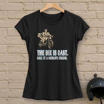 Julius Caesar The Die Is Cast Women's T-Shirt - Black - brick