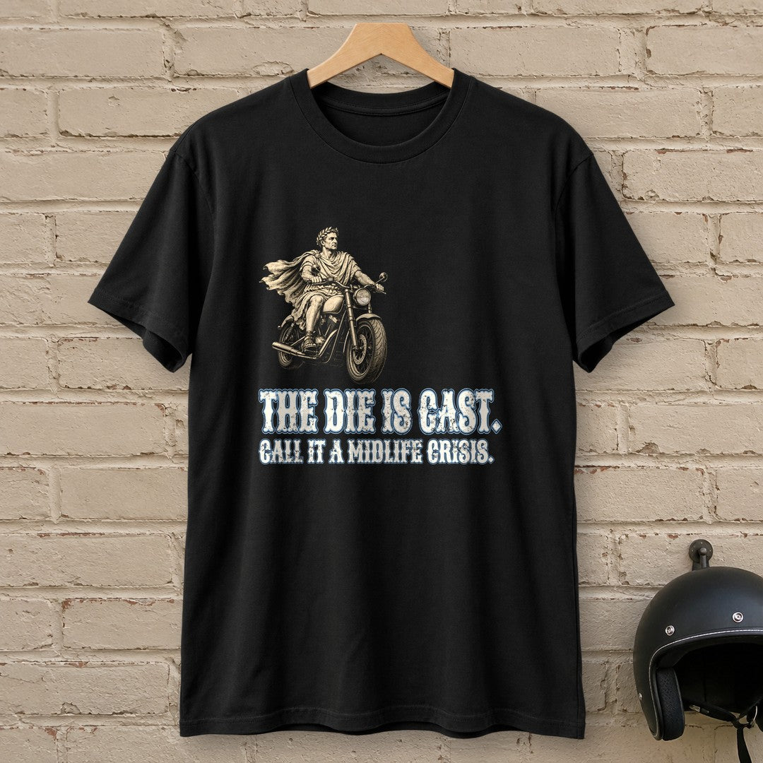 Julius Caesar The Die Is Cast T-Shirt - Black - brick