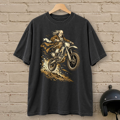 Benjamin Franklin Dirt Jump Premium T-Shirt - Black - brick