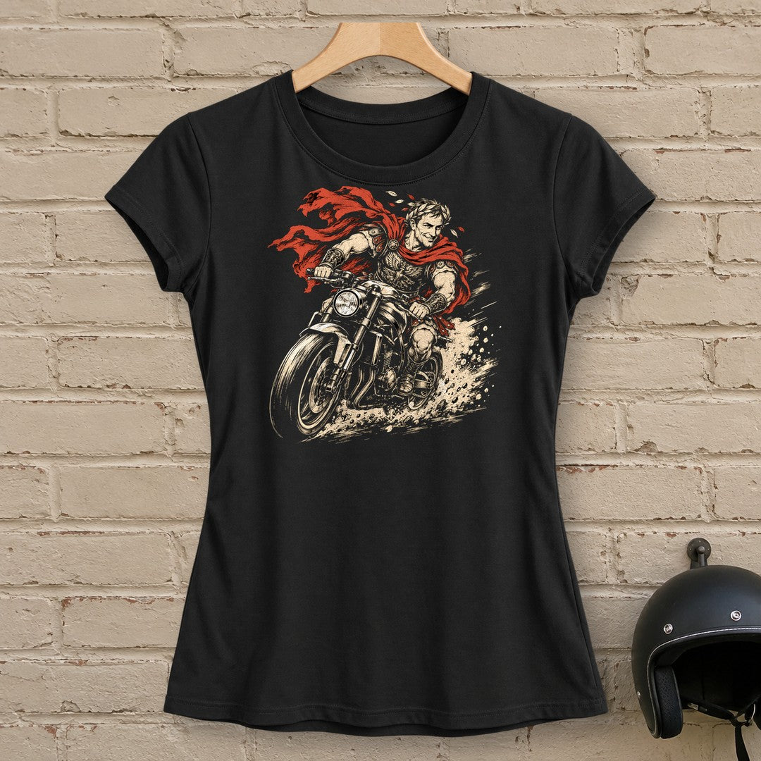 Julius Caesar Rides Women's T-Shirt - Black - brick