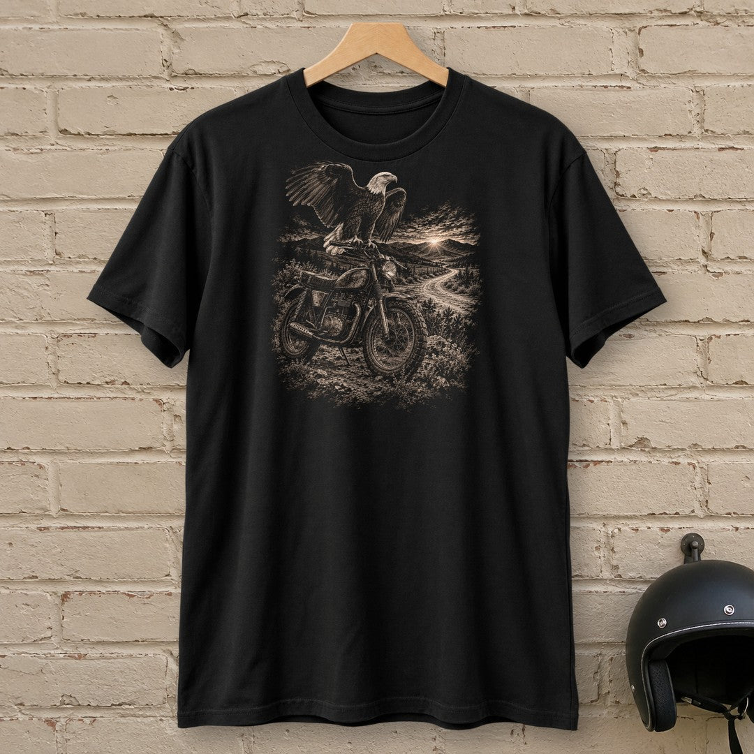 Eagle Lookout T-Shirt - Black - brick