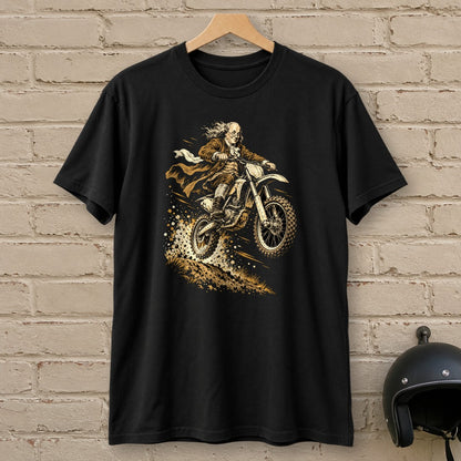 Benjamin Franklin Dirt Jump T-Shirt - Black - brick