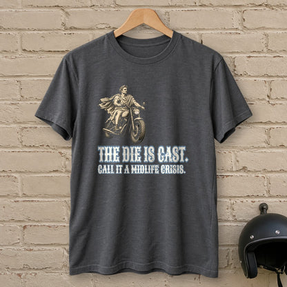 Julius Caesar The Die Is Cast T-Shirt - Charcoal - brick