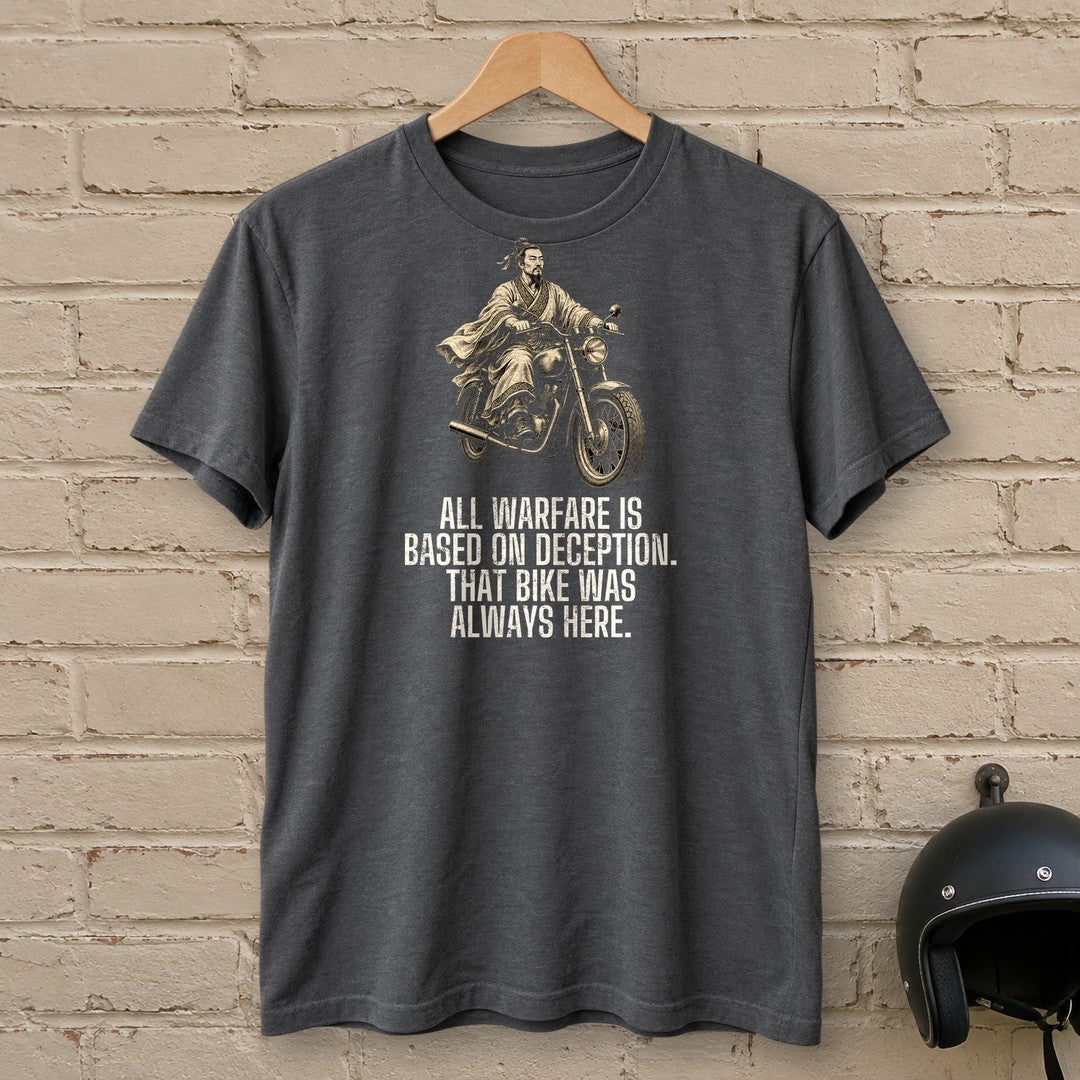 Sun Tzu Always Here T-Shirt - Charcoal - brick