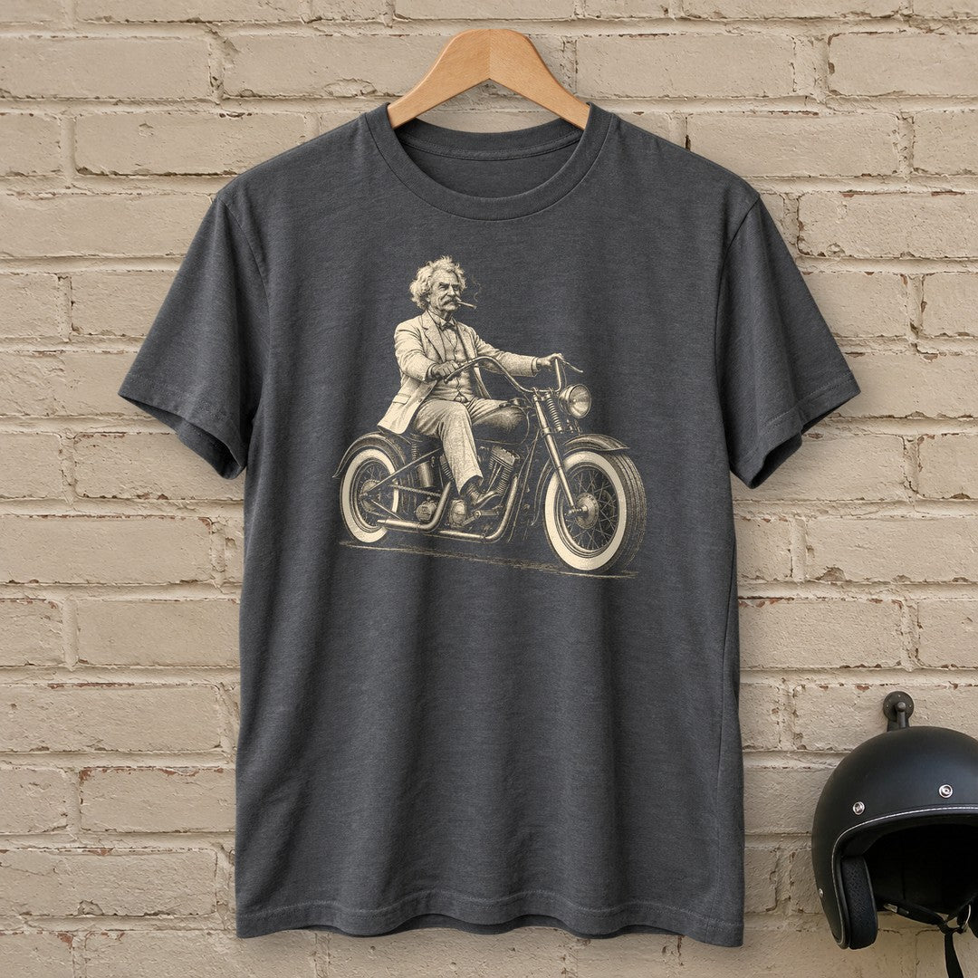 Mark Twain Cruiser T-Shirt - Charcoal - brick
