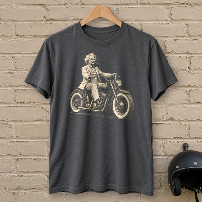 Mark Twain Cruiser T-Shirt - Charcoal - brick