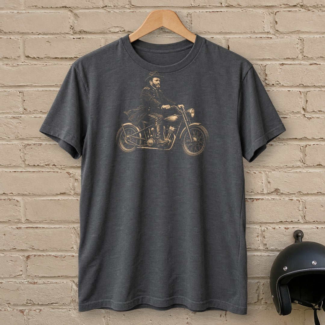 Ulysses S. Grant Bobber T-Shirt - Charcoal - brick