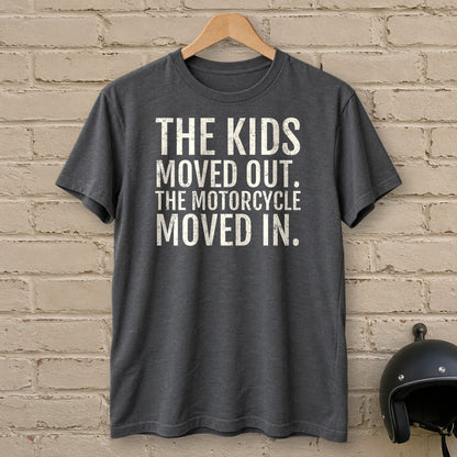Kids Moved Out T-Shirt - Charcoal - brick