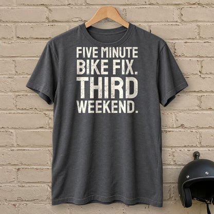 Five Minute Fix T-Shirt - Charcoal - brick