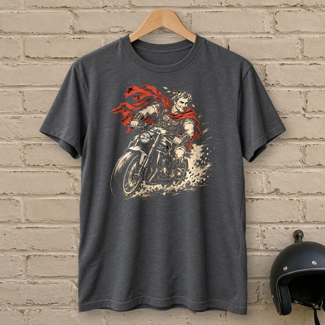 Julius Caesar Rides T-Shirt - Charcoal - brick