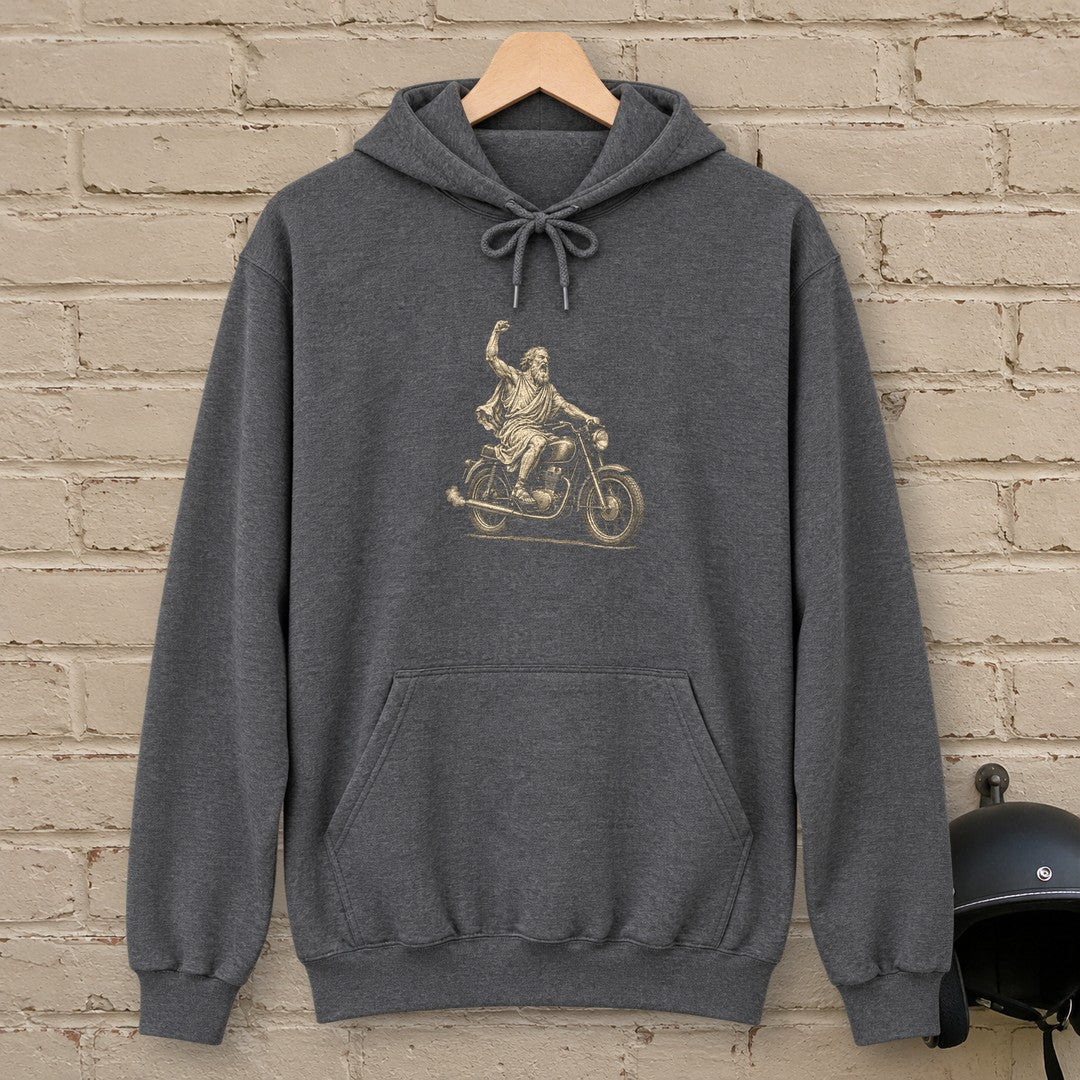 Archimedes Eureka Start Hoodie - Dark Heather - brick