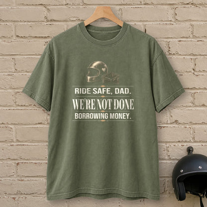 Ride Safe Dad Premium T-Shirt - Moss - brick