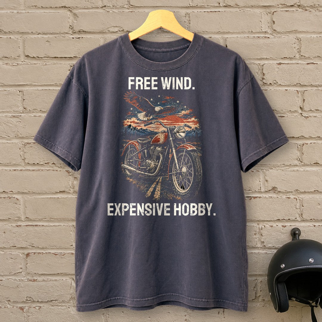 Expensive Hobby Premium T-Shirt - Navy - brick