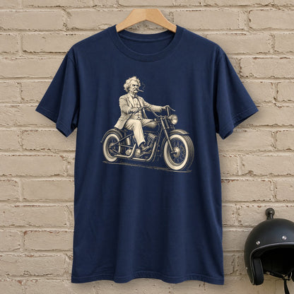 Mark Twain Cruiser T-Shirt - Navy - brick