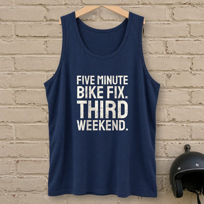 Five Minute Fix Tank Top - Navy - brick