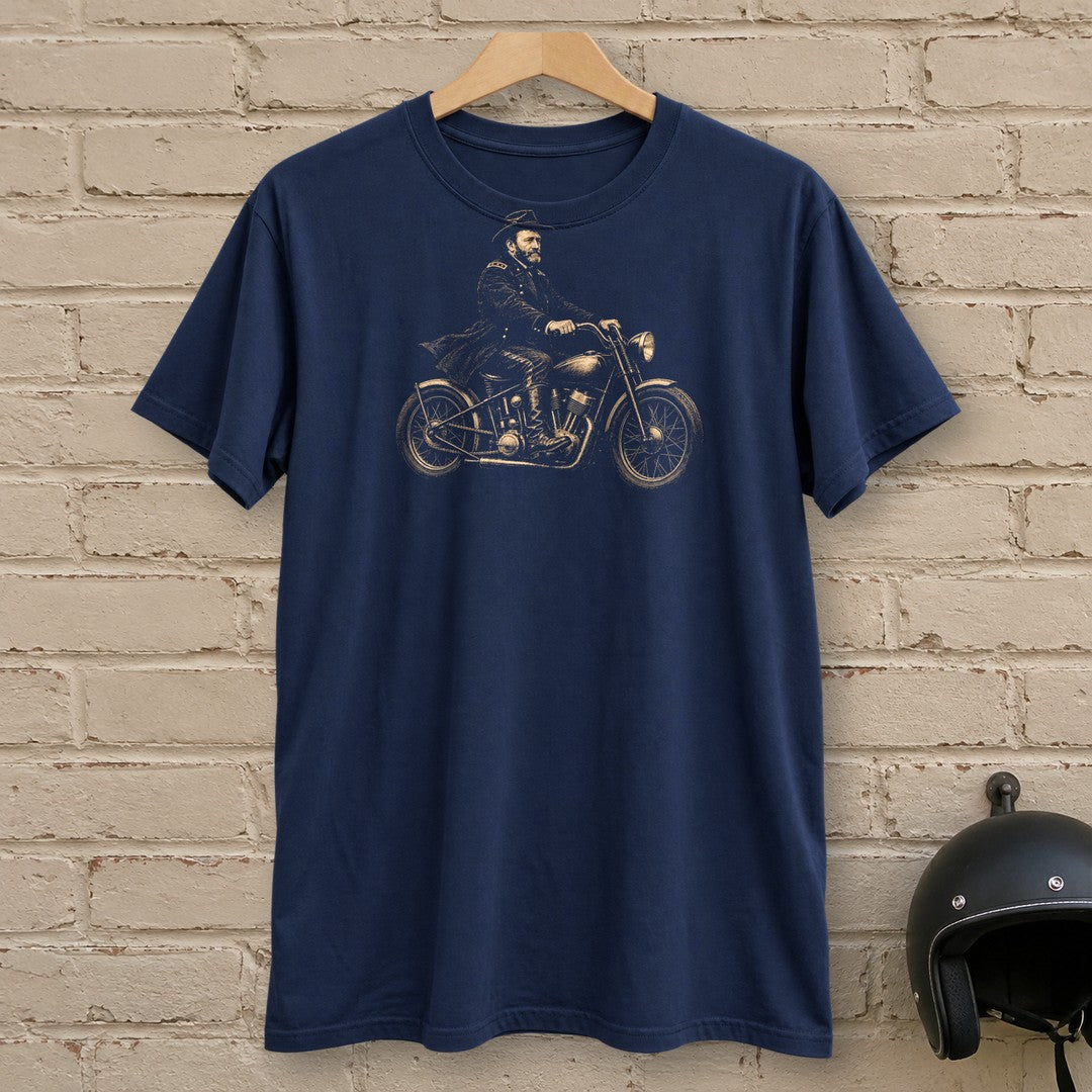 Ulysses S. Grant Bobber T-Shirt - Navy - brick